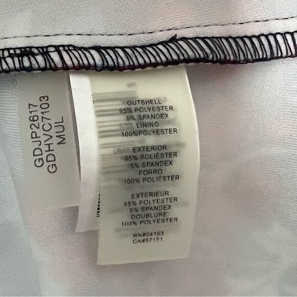 Guess Floral Print Sleeveless Mesh Neckline Dress - Picture 4 of 5